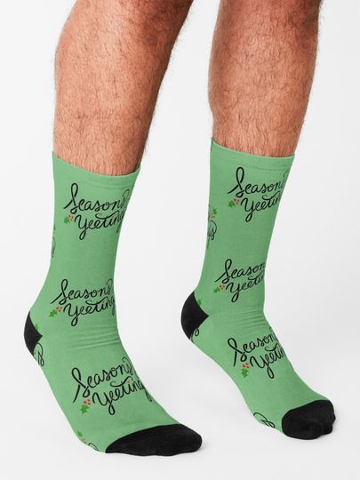 Seasons Yeetings  Socks