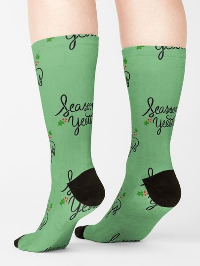 Seasons Yeetings  Socks