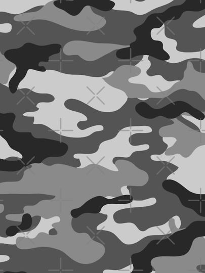 Gray Camo iPhone Case