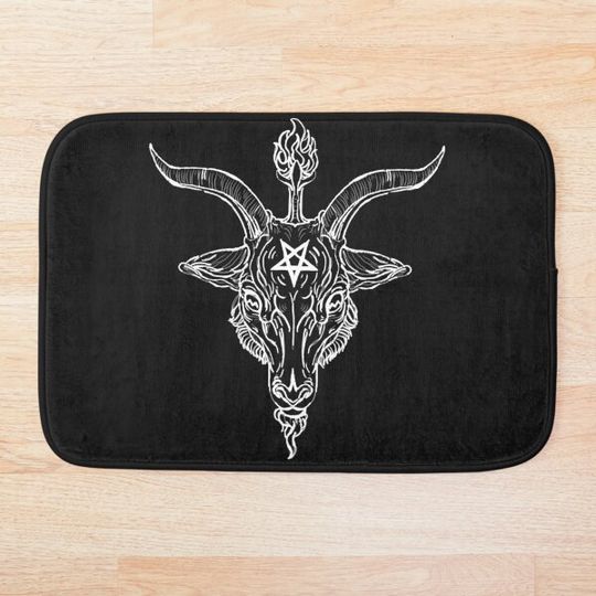 Baphomet Bath Mat