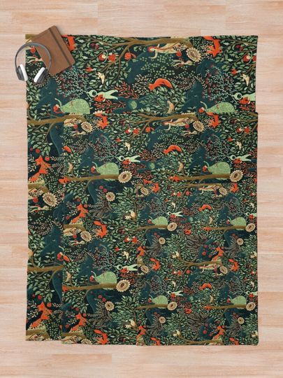 Whimsical Wonderland Throw Blanket