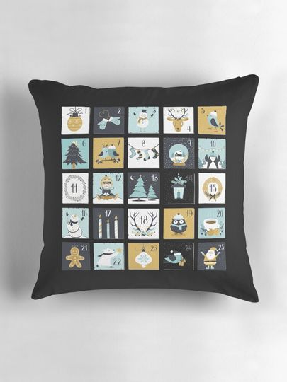 Christmas calendar 2020 Pillow