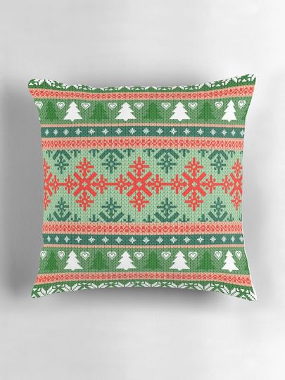 Christmas pattern 2020 Pillow