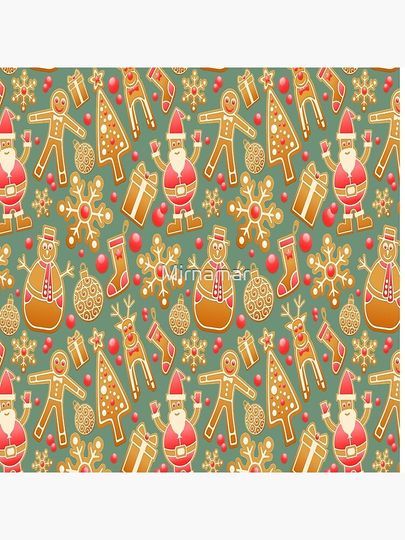 Christmas pattern 2020 Pillow