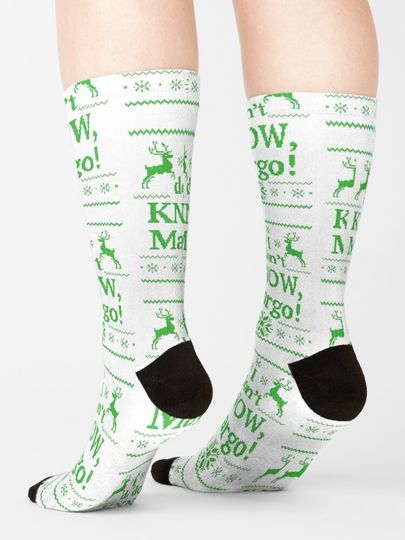 I dont know MARGO Ugly Christmas Socks
