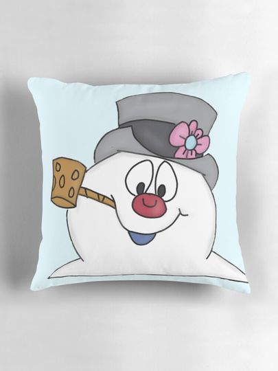 Frosty the Snowman Pillow