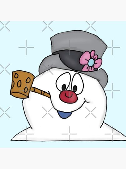 Frosty the Snowman Pillow