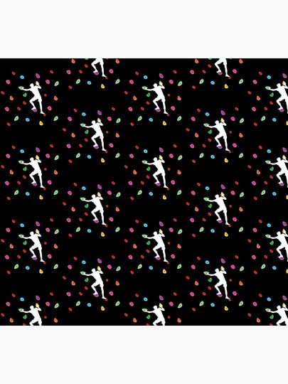 Bouldering climbers - Colorful climbing wall - Boulderer Socks
