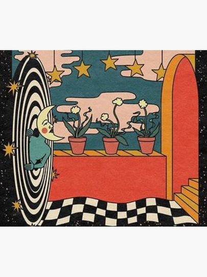 Indie Moon Tapestry