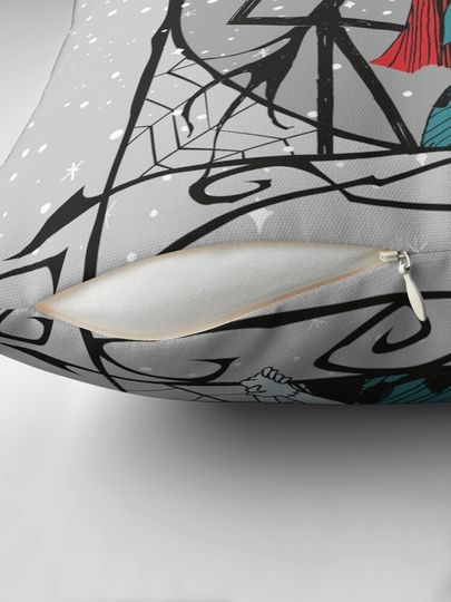 Jack Skellington and Sally The Nightmare Before Christmas Pillow