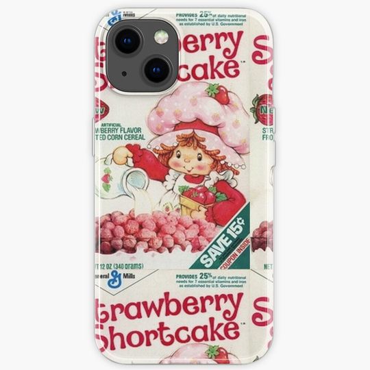 Vintage Strawberry Shortcake cereal box  iPhone Case