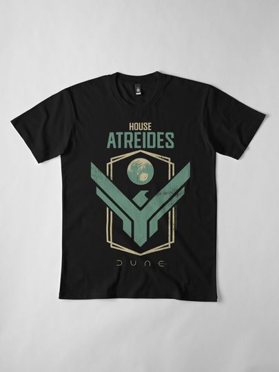 House Atreides Symbol - Dune Film Graphic Premium T-Shirt