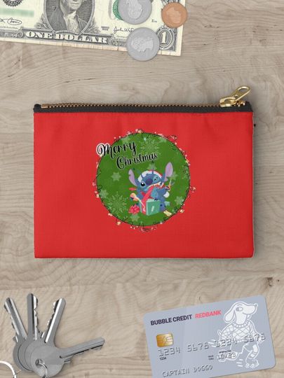 Disney Stitch Christmas Makeup Bag