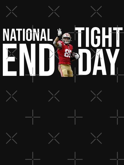 George Kittle National Tight End Day Lightweight Sweatshirt