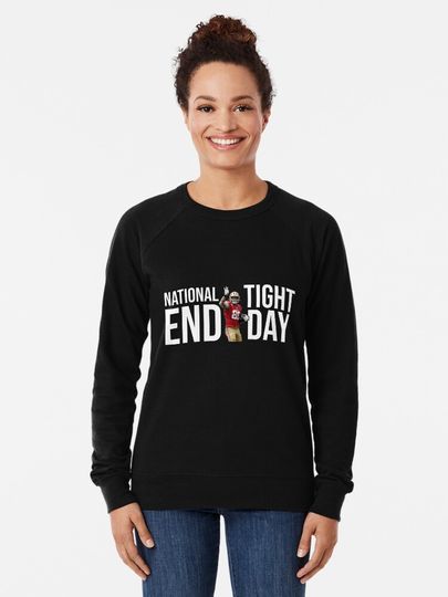George Kittle National Tight End Day Lightweight Sweatshirt