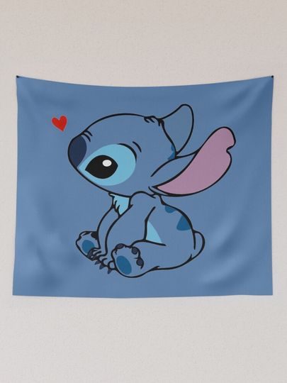 Stitch In Love Disney Tapestry
