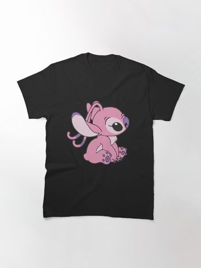 Angel Stitch In Love Classic T-Shirt, Disney Lilo Stitch Shirt