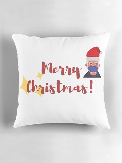 Christmas quarantined Pillow