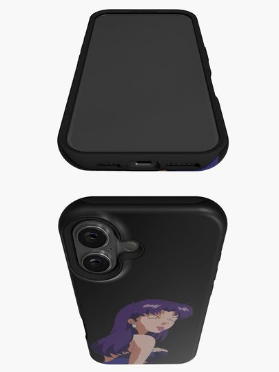 Misato sticking out his tongue iPhone Case