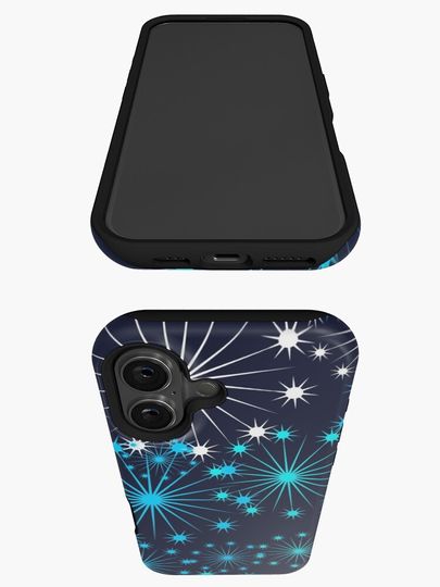 Colourful Chrismas Stars iPhone Case
