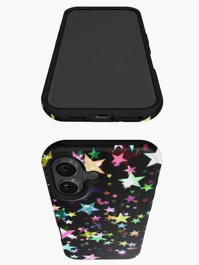 Colourful Chrismas Stars iPhone Case
