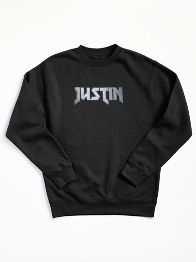 Heavy metal Justin Pullover Sweatshirt, Justin Bieber Unisex Sweatshirt