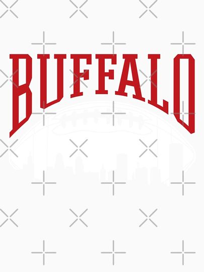 Vintage Buffalo Football Skyline New York Mafia NY Gift Racerback Tank Top