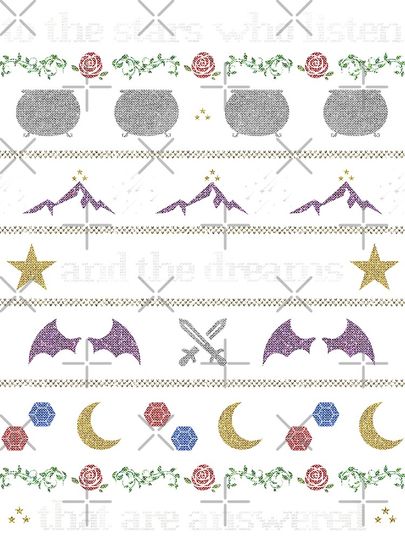 ACOTAR Sweater Glitter Baby One-Piece