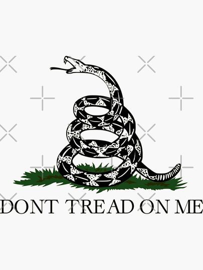 Don't Tread on Me - Gadsden Flag Sticker