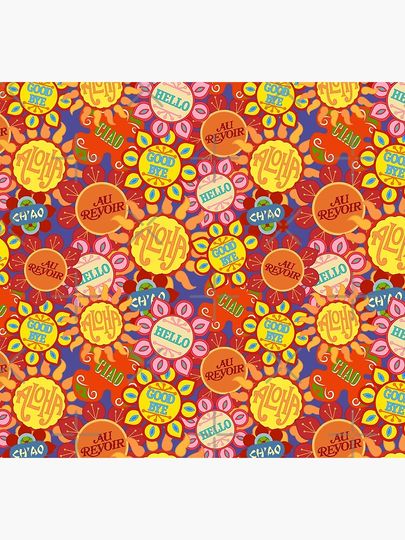 It's a Small World Flowers (original) Socks