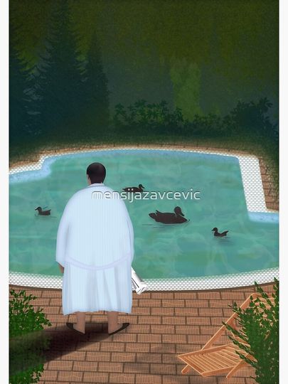 Him, with those ducks... Canvas Print
