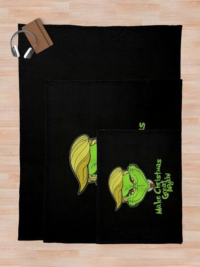 Make Christmas Great Again Throw Blanket