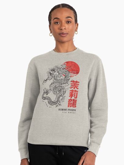 Jasmine Dragon Tea House Pullover Sweatshirt