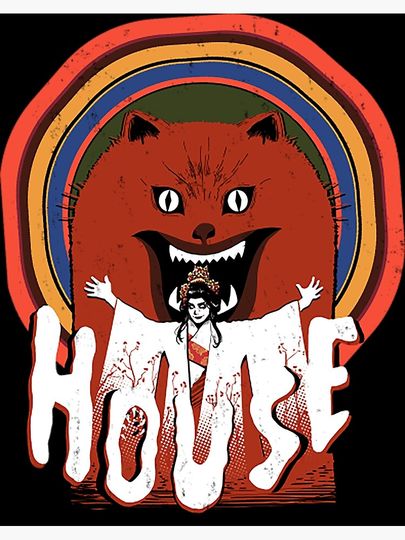 Hausu (House) 1977 Premium Matte Vertical Poster