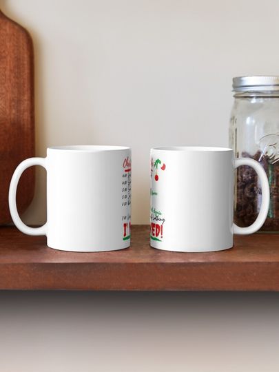 Christmas Schedule Coffee Mug