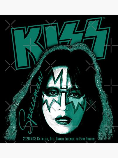 The Spaceman Rock Band Sticker