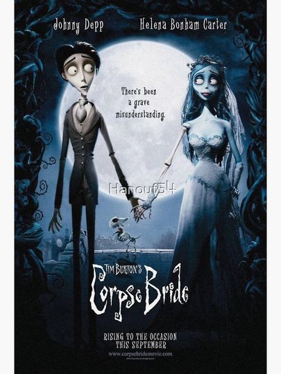 corpse bride Premium Matte Vertical Poster