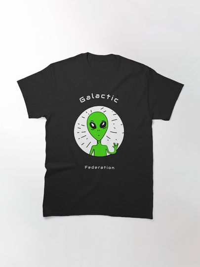 Funny Galactic Federation Israel Alien T-Shirt