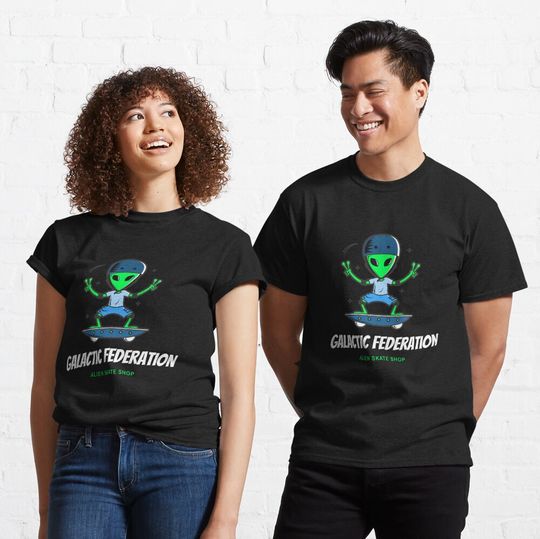 Alien Skate Shop Galactic Federation T-Shirt