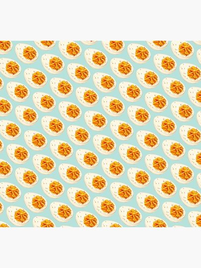 Deviled Egg Pattern - Blue Socks