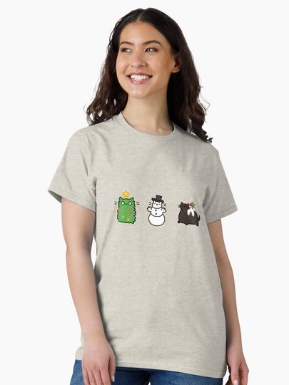 Christmas Cats Classic T-Shirt