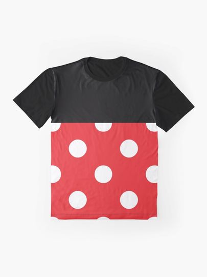 Disney Minnie Mouse 3D T-Shirt, Halloween Cosplay 3D T-Shirt, All Over Print
