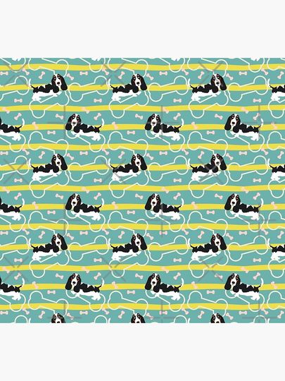 Cute Black and Tan Basset Hound Socks