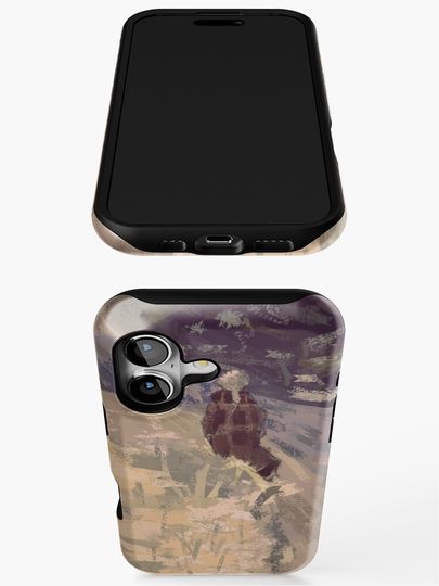 evermore brush strokes iPhone Case