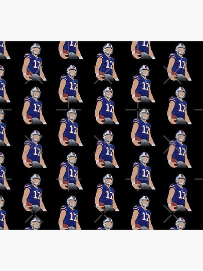 Josh allen Buffalo bills, cartoon faceless Socks, Gift For Fan