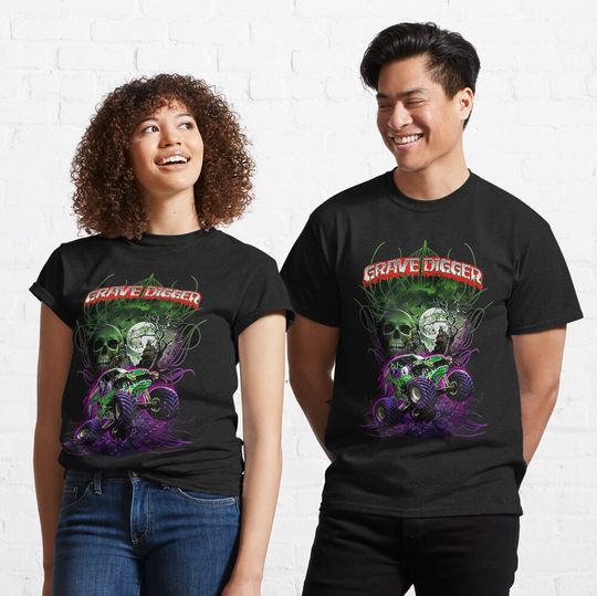 grave digger monster jam monster truck T-Shirt