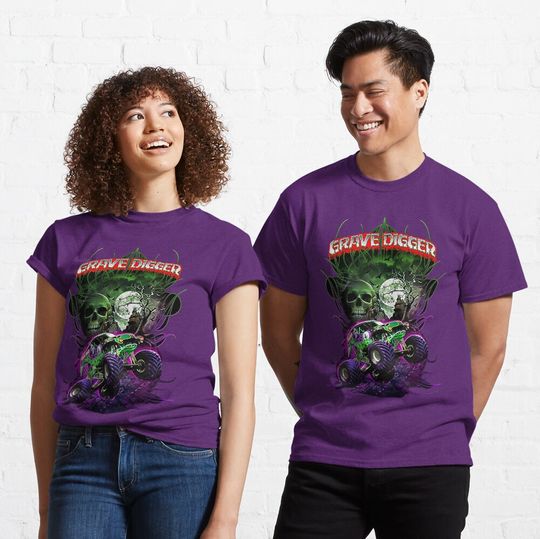 grave digger monster jam monster truck T-Shirt