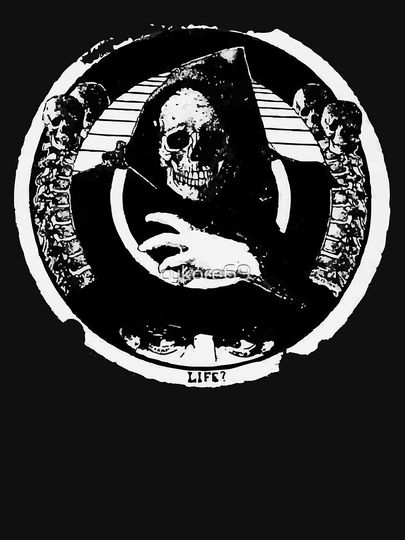 Life Napalm Death Gothic Grunge Emo Y2K Unisex T-Shirt