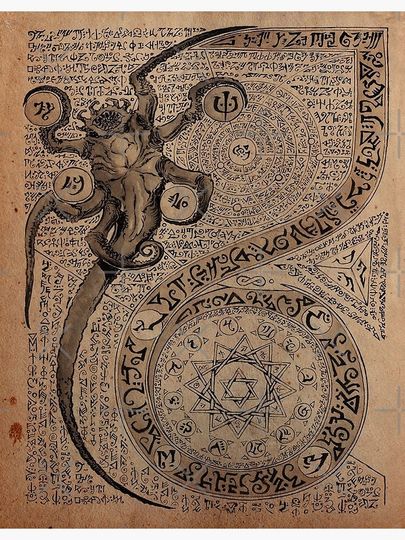 Necronomicon Canvas