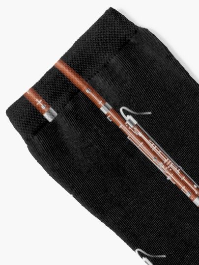 Bassoon on black Socks